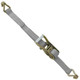 2" x 18' Ratchet Tiedown - Twin J Hooks - USA 2" x 18' Ratchet Tiedown - Twin J Hooks - USA
